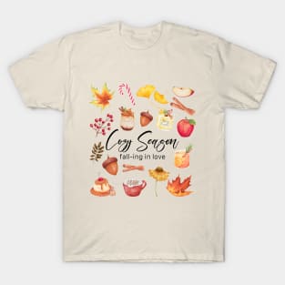 Cozy Season, enjoy fall design T-Shirt